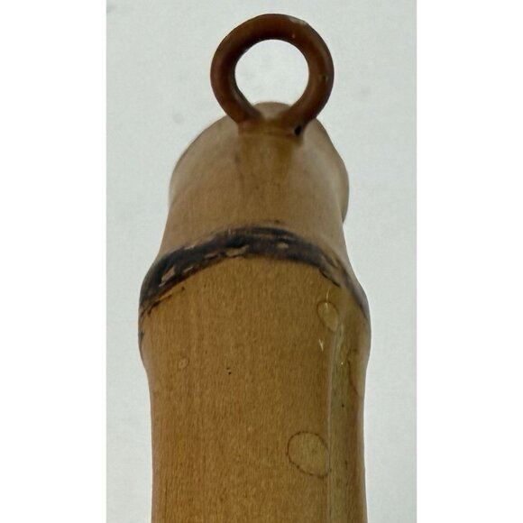 Lot 12 Dozen Bamboo Wood Vintage Curtain Drapes Drapery Rings Hardware - Picture 3 of 4